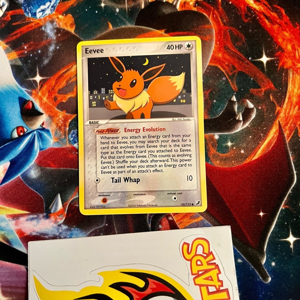 Pokemon eevee unseen forces card